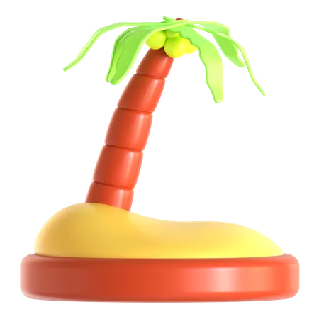 Coconut Tree  3D Icon