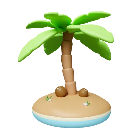 Coconut Tree  3D Icon