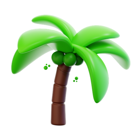 Coconut Tree  3D Icon