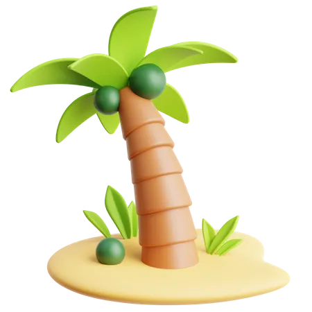 Coconut Tree  3D Icon