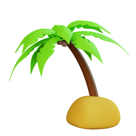 Coconut Tree  3D Icon