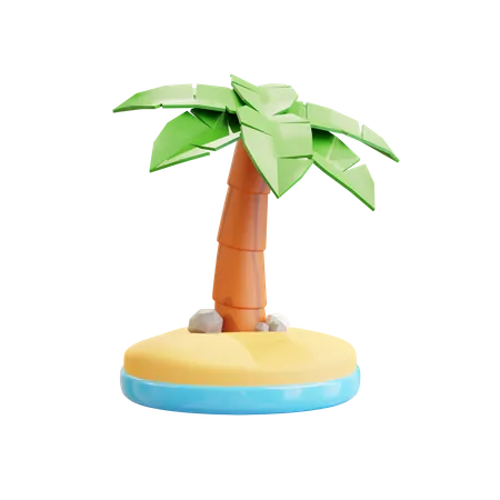 Coconut Tree 3 D Illustration 3D Illustration