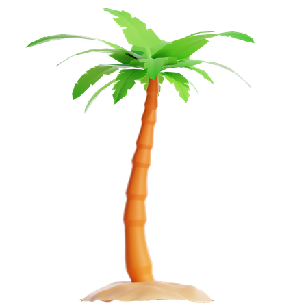 ココナッツの木  3D Icon