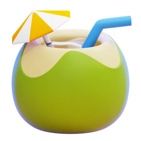 COCONUT WATER  3D Icon