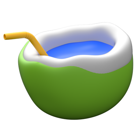 Coconut Water  3D Icon