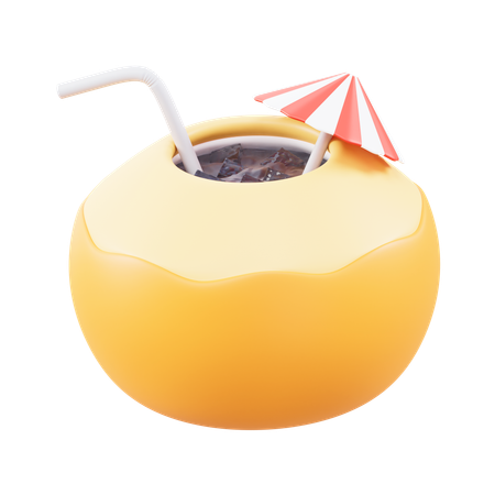 Coconut Water  3D Icon