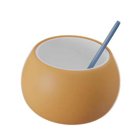 Coconut Water  3D Icon