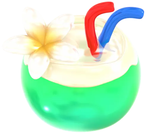 Coconut water  3D Icon
