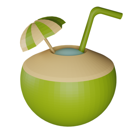 Coconut Water  3D Icon