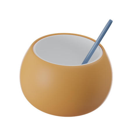 Coconut Water  3D Icon