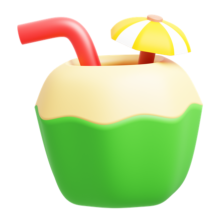 Coconut Water  3D Icon