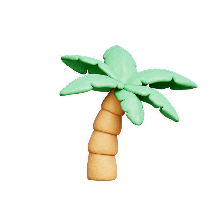 Árbol de coco  3D Icon