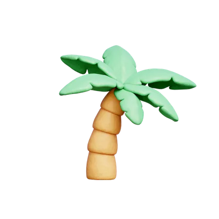 Árbol de coco  3D Icon