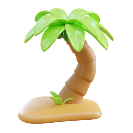 Árbol de coco  3D Icon