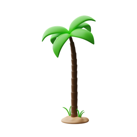 Árbol de coco  3D Icon