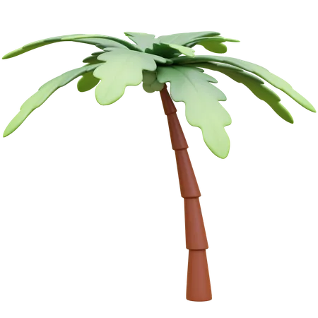 Árbol de coco  3D Icon