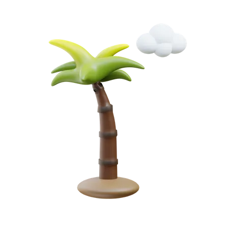 Árbol de coco  3D Icon