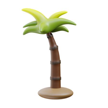 Árbol de coco  3D Icon