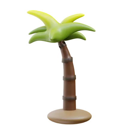 Árbol de coco  3D Icon