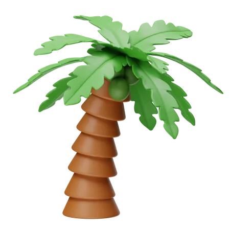 Árbol de coco  3D Icon