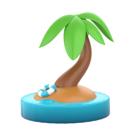 Cocotier  3D Icon