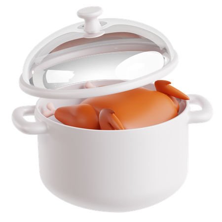 Une cocotte  3D Icon