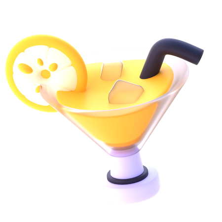 Cóctel  3D Icon