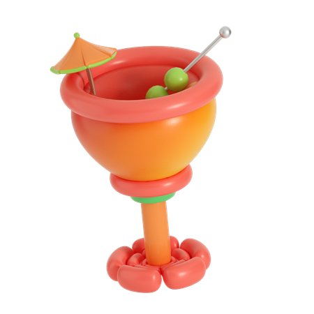 Coctel inflable  3D Icon