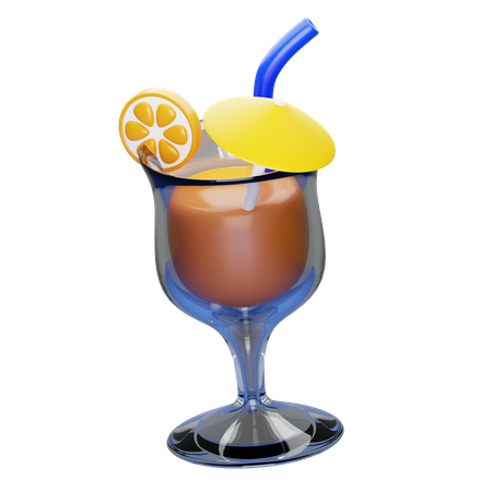 Cócteles sin alcohol  3D Icon