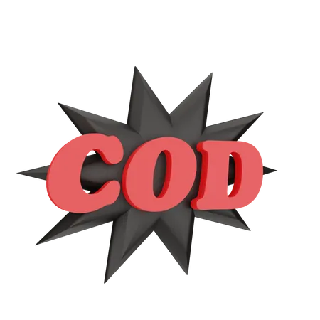 Cod  3D Icon
