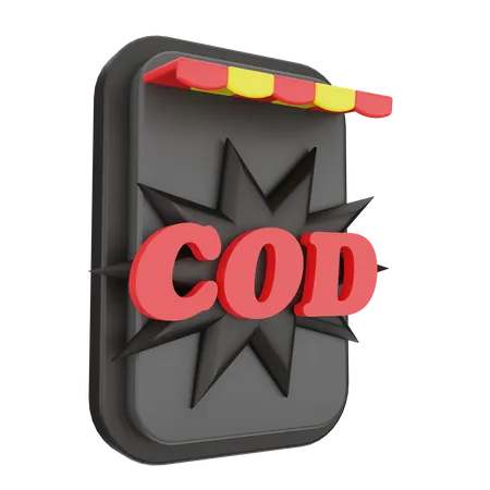 Cod  3D Icon