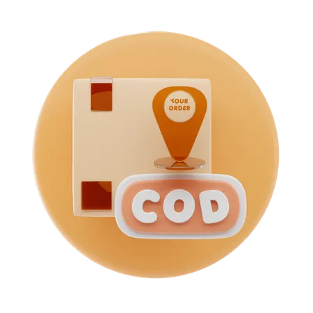 Cod  3D Icon