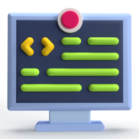 Codage  3D Icon