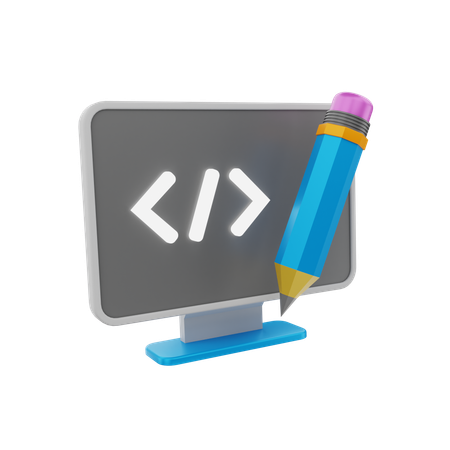 Codage  3D Icon