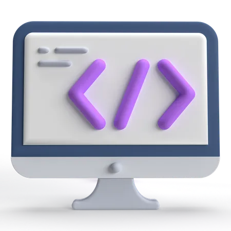 Codage  3D Icon