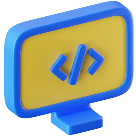 Codage  3D Icon