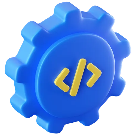 Codage  3D Icon