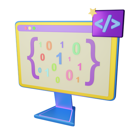Codage par IA  3D Icon