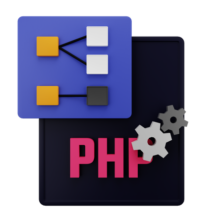 Codage php  3D Icon