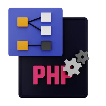 Codage php  3D Icon