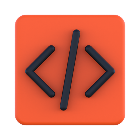 Code  3D Icon