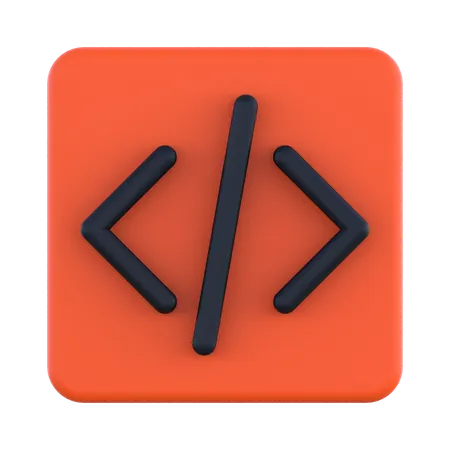 Code  3D Icon
