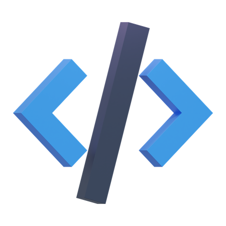 Code  3D Icon