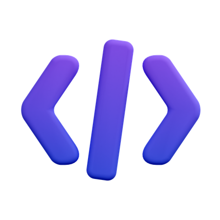Code  3D Icon