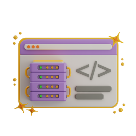 Code  3D Icon