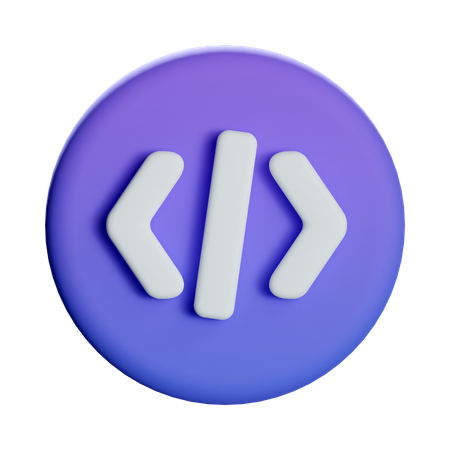 Code  3D Icon