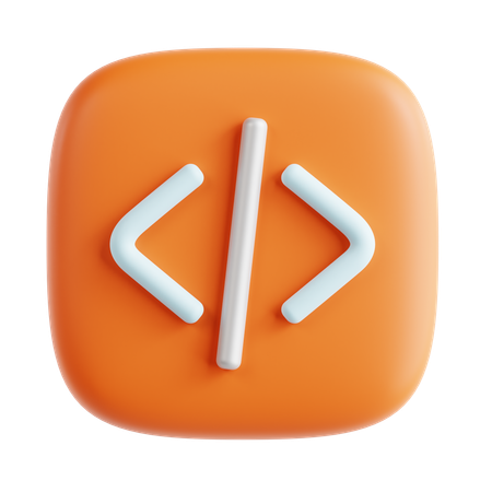 Code  3D Icon
