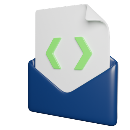 Code  3D Icon