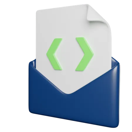 Code  3D Icon