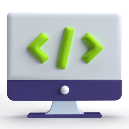 Code  3D Icon